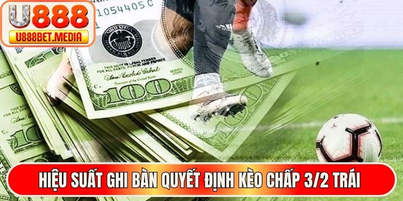 Hiệu suất ghi bàn quyết định kèo chấp 3/2 trái