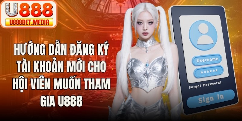 Hướng dẫn đăng ký tài khoản mới cho hội viên muốn tham gia U888